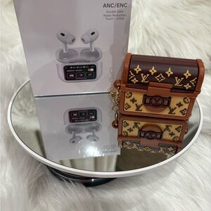 NWT ANC/ENC Wireless Bluetooth Earbuds & Louis Vuitton Case